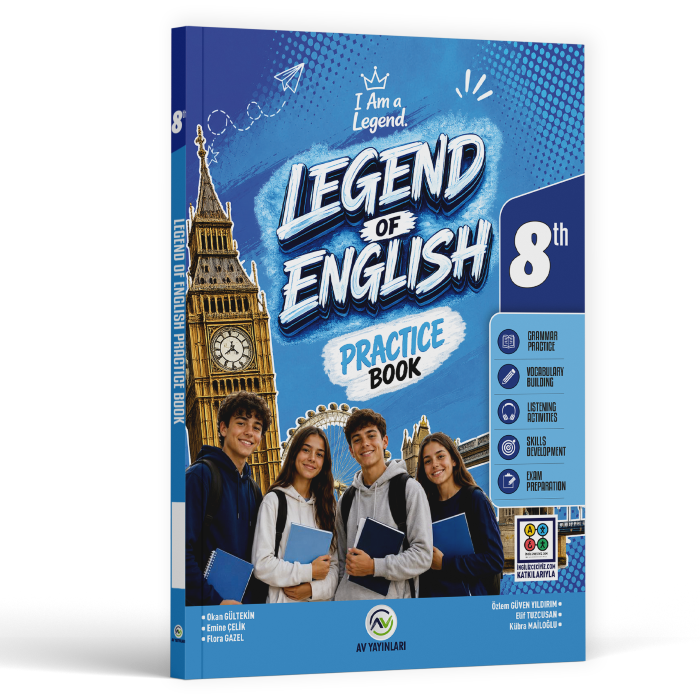AV 8.SINIF LEGEND OF ENGLİSH PRATİCE BOOK - 26-27