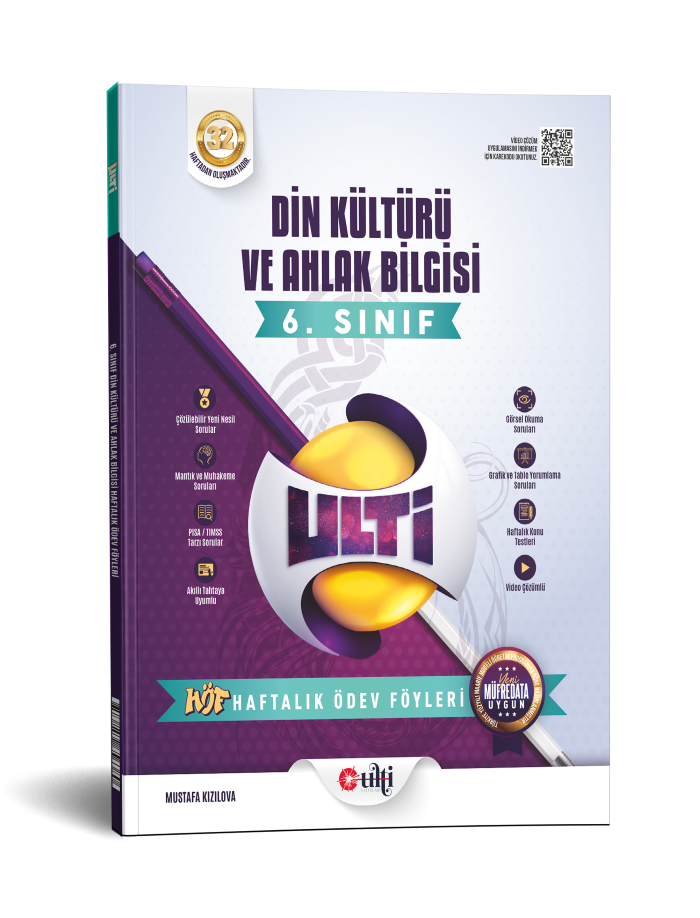 ULTİ 06.SINIF HF.ÖDEV FÖY (HÖF) DİN KÜLT. - 25-26