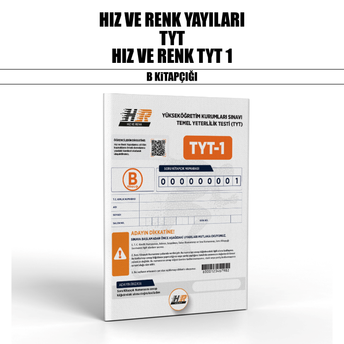HIZ RENK YAYIN TYT SNV 1-B - 26-27