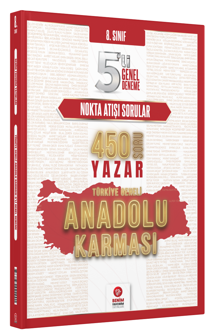 B.FAVORİM 8.SINIF ANADOLU KARMASI T.G. 5 Lİ - 26