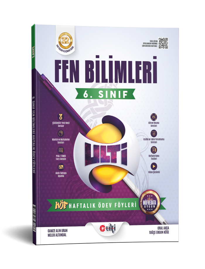 ULTİ 06.SINIF HF.ÖDEV FÖY (HÖF) FEN BİLM. - 25-26