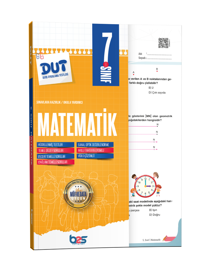 BES DUT 07.SINIF UYGULAMA TESTİ MATEMATİK- 2026-27