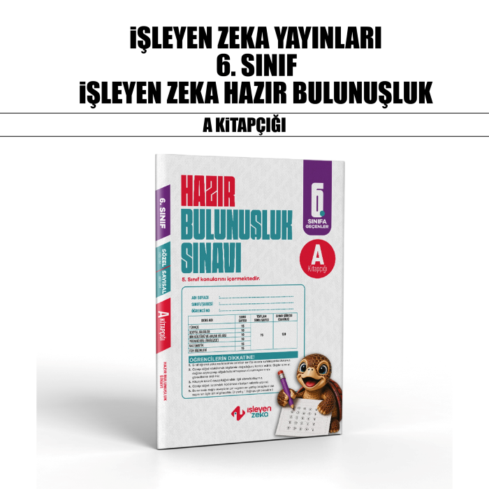 İŞLEYEN 06.SINIF HAZIR BULUNUŞLUK SINAVI A - 26-27