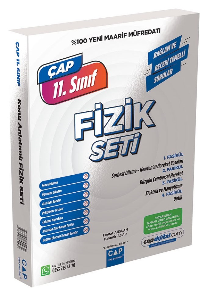 ÇAP 11.SINIF MAARİF SET FİZİK - 2026-27