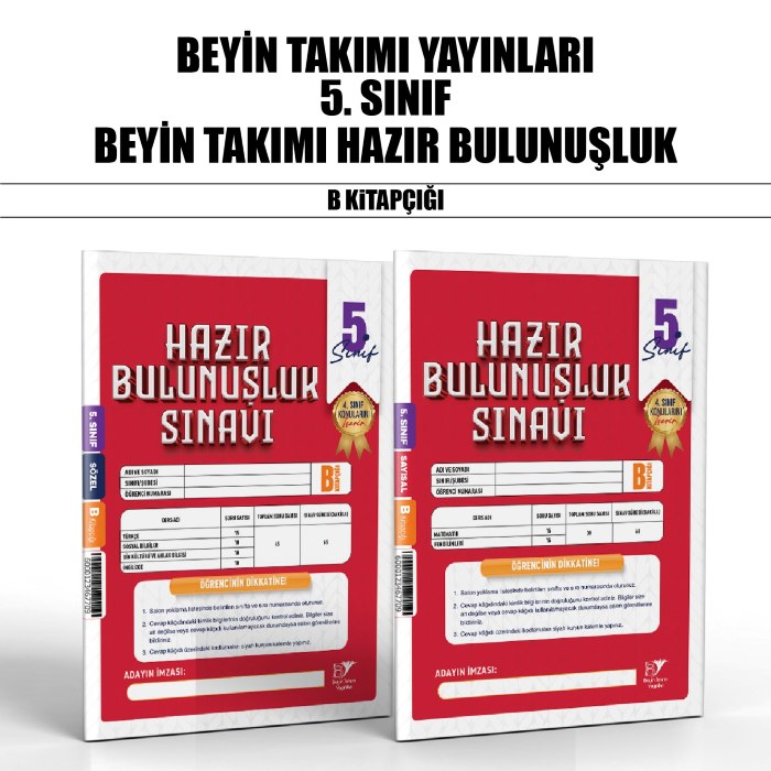 BTAKIMI 05.SINIF HAZIR BULUNUŞLUK SINAVI B - 26-27