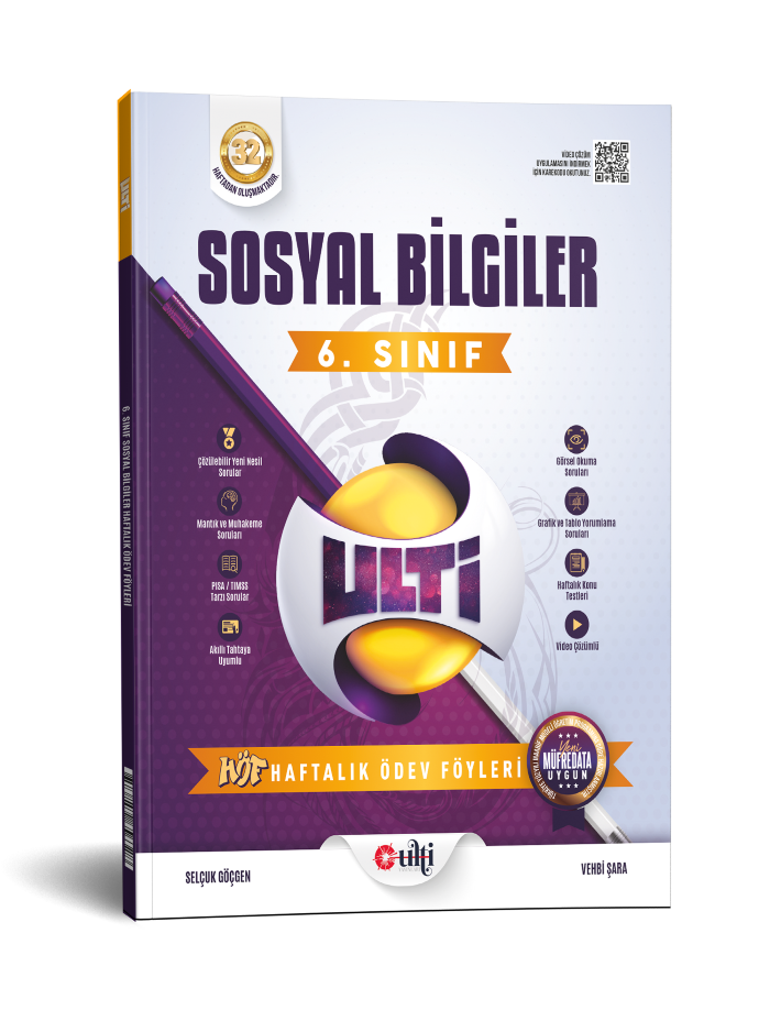 ULTİ 06.SINIF HF.ÖDEV FÖY (HÖF) SOSYAL BİL - 25-26