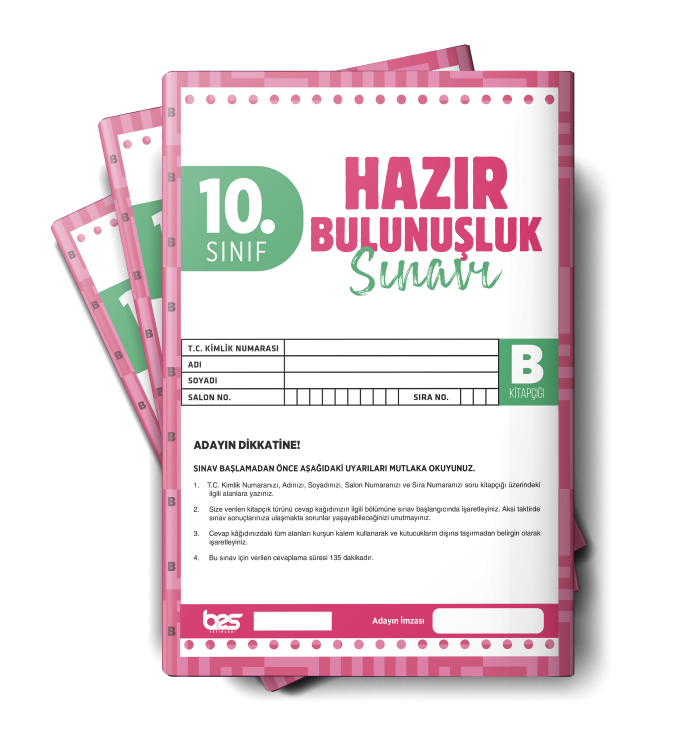 BES 10.SINIF HAZIR BULUNUŞLUK SINAVI B - 2026-27