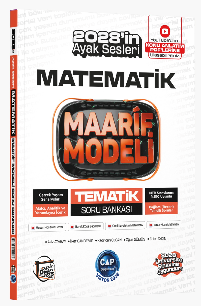ÇAP ÜNİHAZ. MAARİF TEMATİK S.B. MATEMATİK - 2026