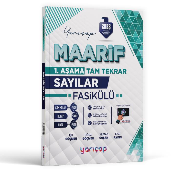 YARI ÇAP MAARİF FASİKÜLÜ SAYILAR - 2026-27