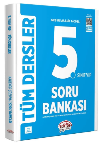 5. SINIF VIP TÜM DERSLER SORU BANKASI-2026-27