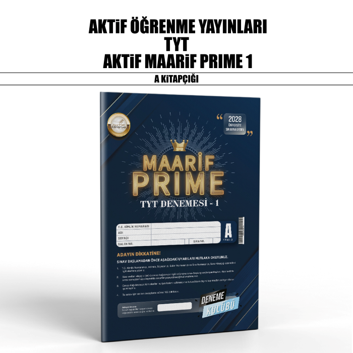 AKTİF PRIME MAARİF1 DENEME KULÜBÜ SNV 1-A - 26-27