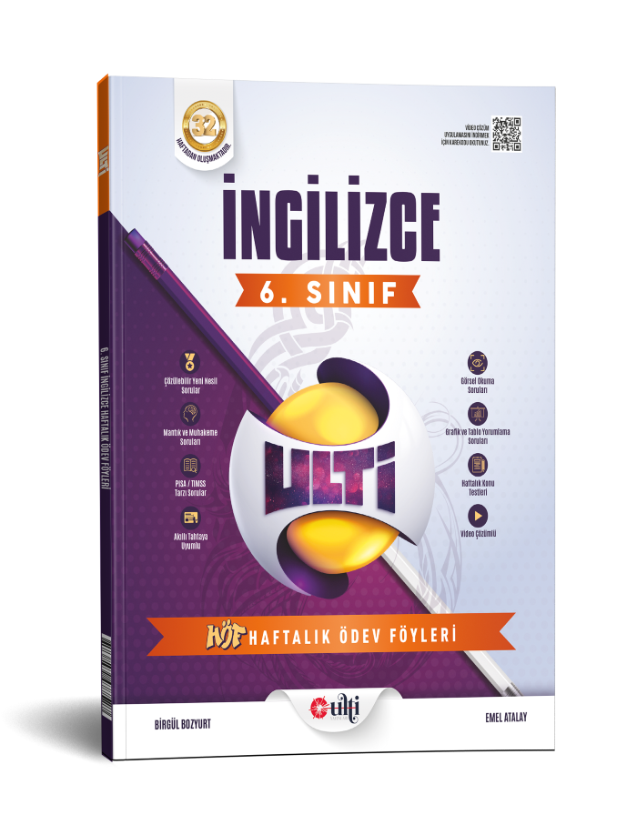 ULTİ 06.SINIF HF.ÖDEV FÖY (HÖF) İNGİLİZCE - 25-26