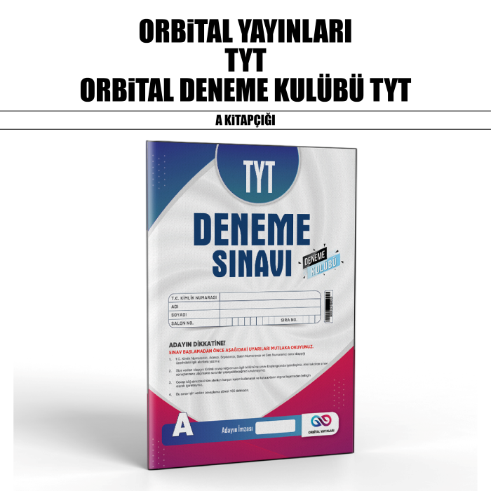 ORBİTAL TYT DENEME KULÜBÜ SNV A - 26-27