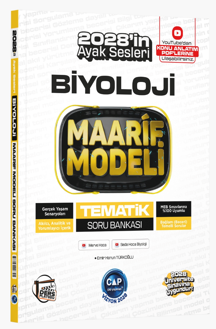 ÇAP ÜNİHAZ. MAARİF TEMATİK S.B. BİYOLOJİ - 2026