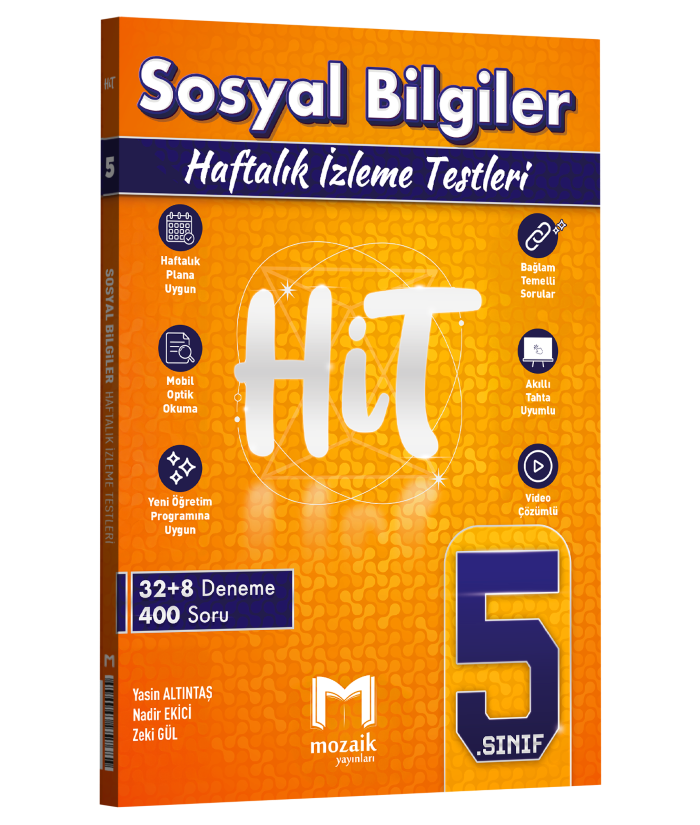 MOZAİK 5.SINIF HİT 40 LI DENEME SOSYAL - 2026-27