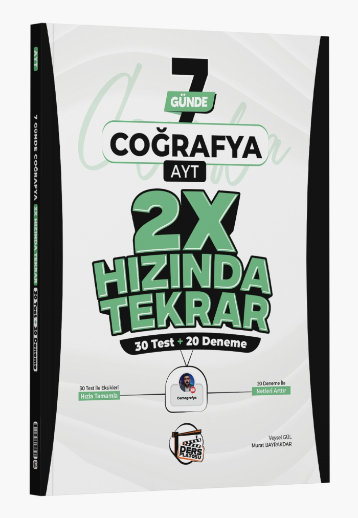 YKS AYT 2X HIZINDA TEKRAR COĞRAFYA - 2026